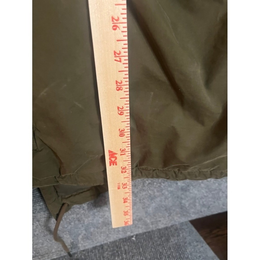 Fat Face Mens XL Green Parka Cold Weather Insulated Hooded Jacket - Picture 7 of 13